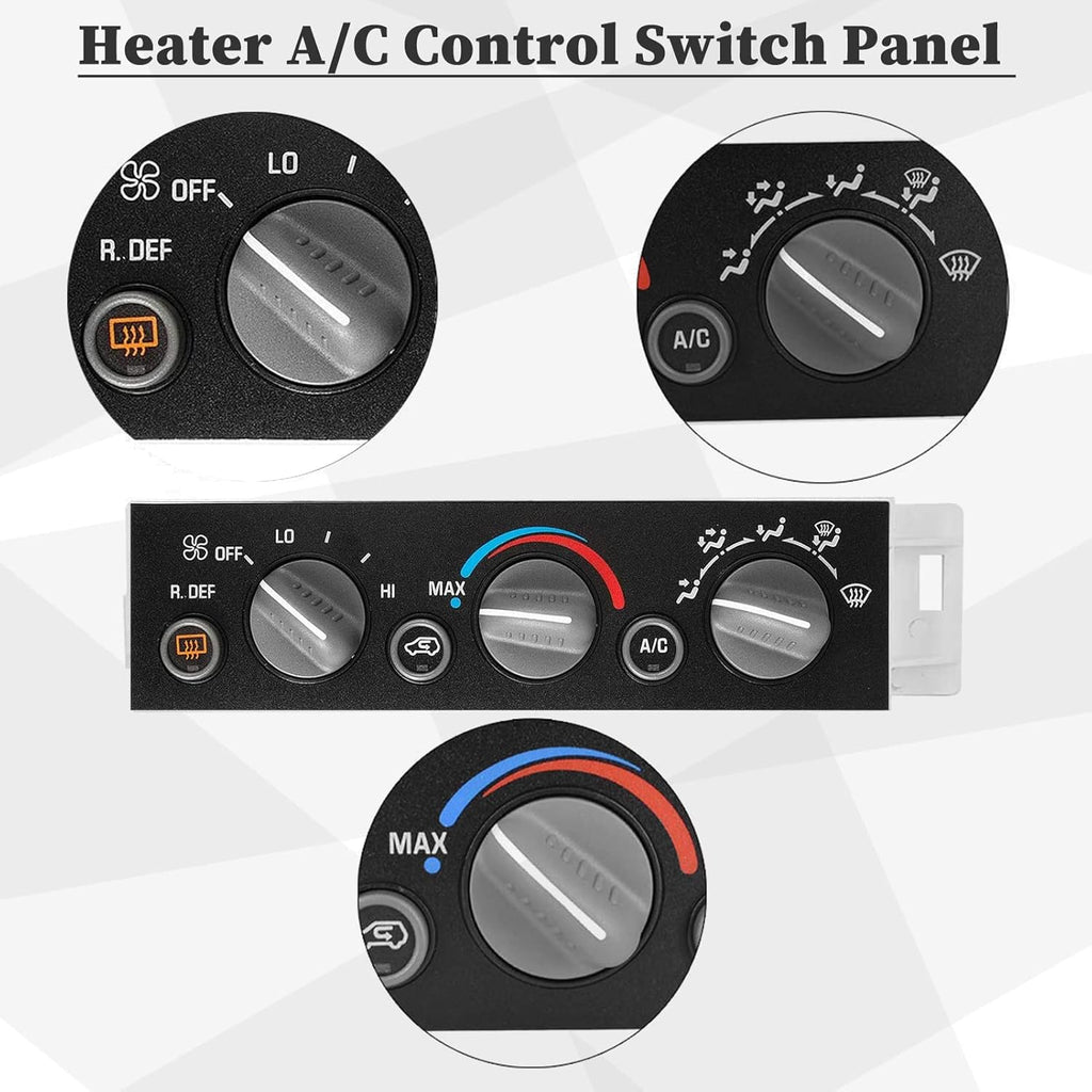 A/C Heater Climate Control Panel with Rear Defogger, Pack of 2 I928018
