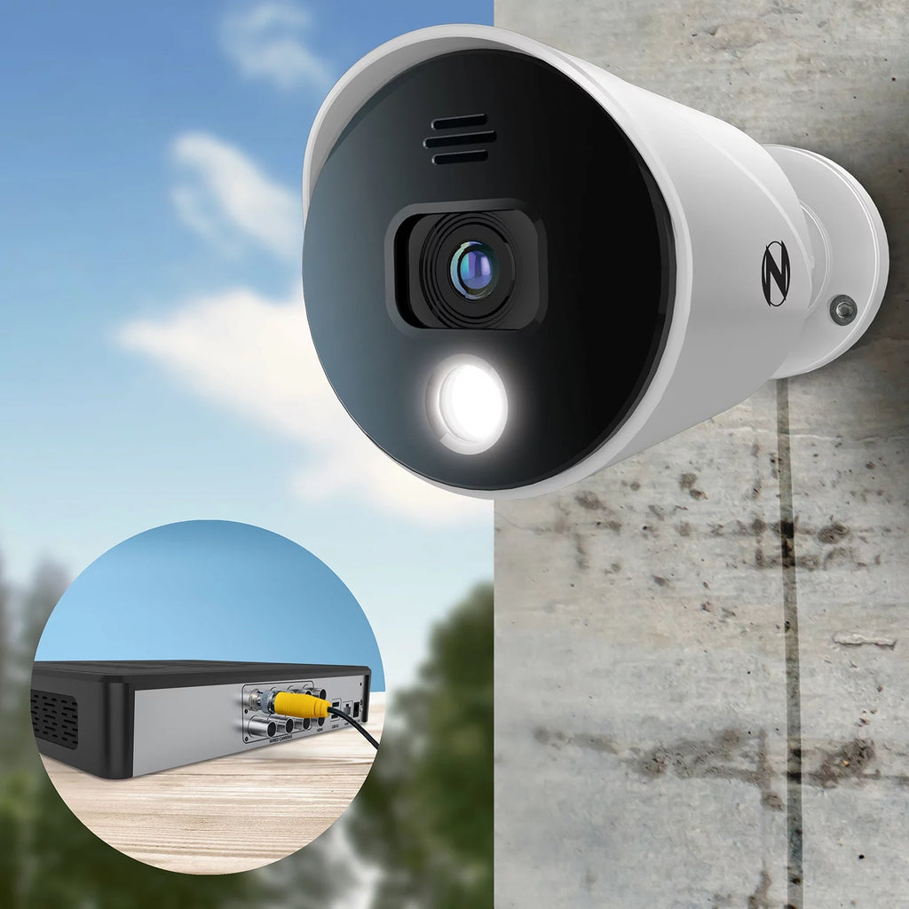 8 Channel DVR with 1TB Hard Drive, 4 Wired 1080p HD Bullet Cameras T375