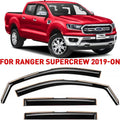 4 Pieces In-Channel Window Deflectors for Trucks B3606