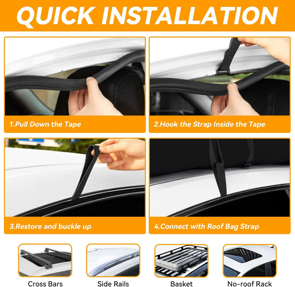 15 Cubic Waterproof Roof Cargo Carrier with Anti-Slip Mat R881