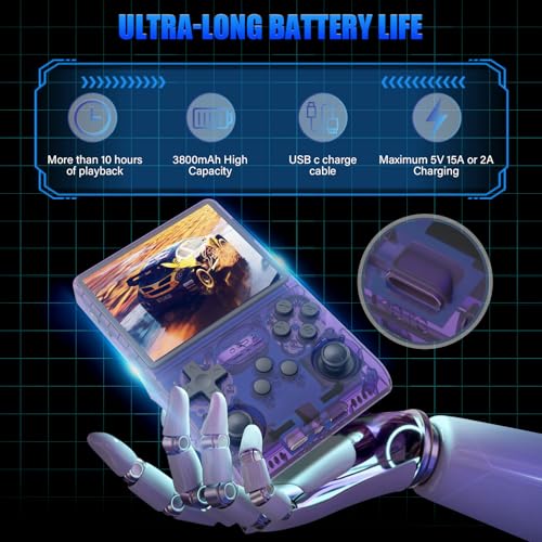 30000 Games Handheld Game Console with 3.5-Inch IPS Screen C693022