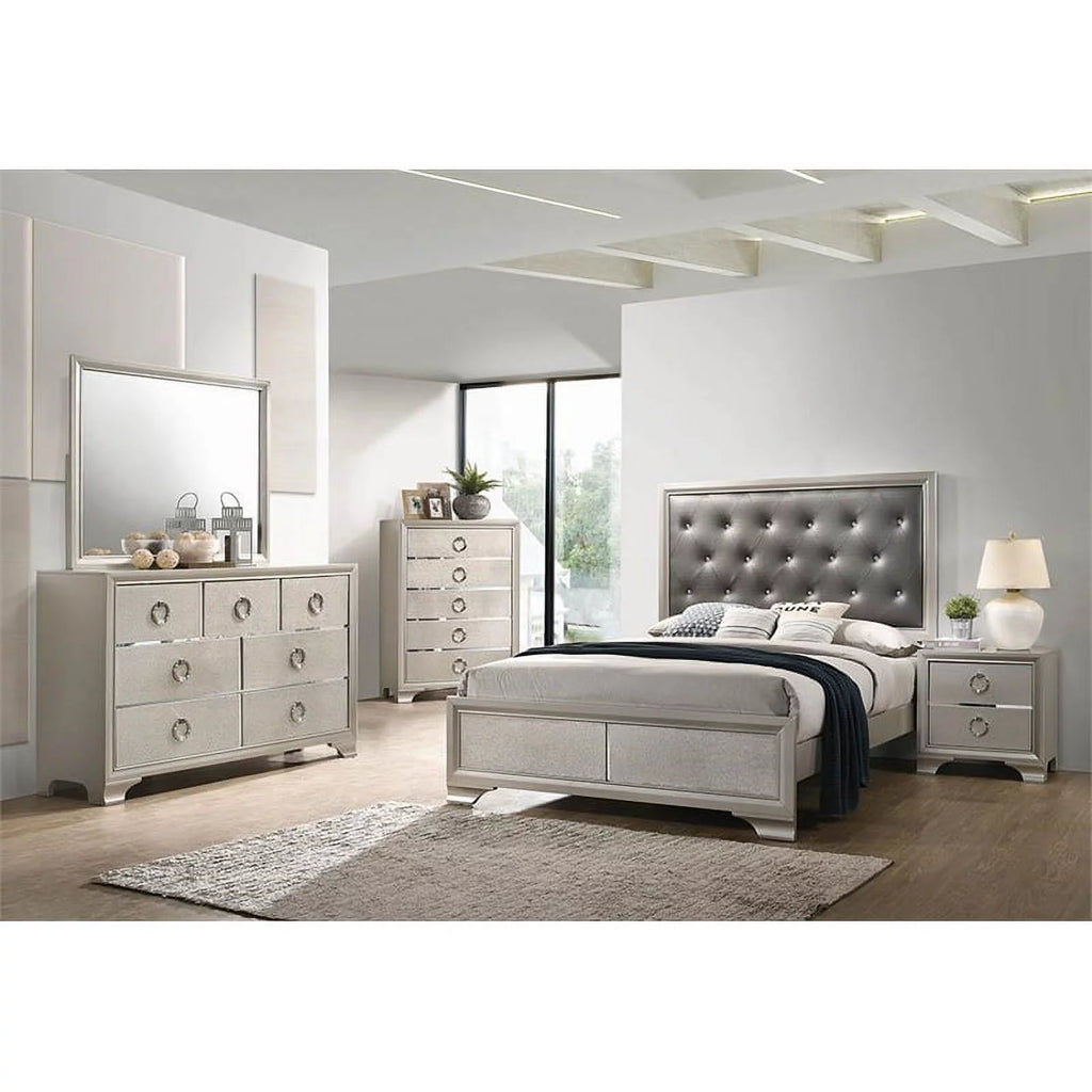 5-piece Wood Eastern King Bedroom Set M3720