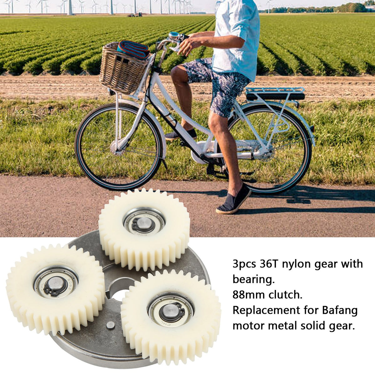 36T Planetary Nylon Gears for Bafang Electric Bicycle J50363