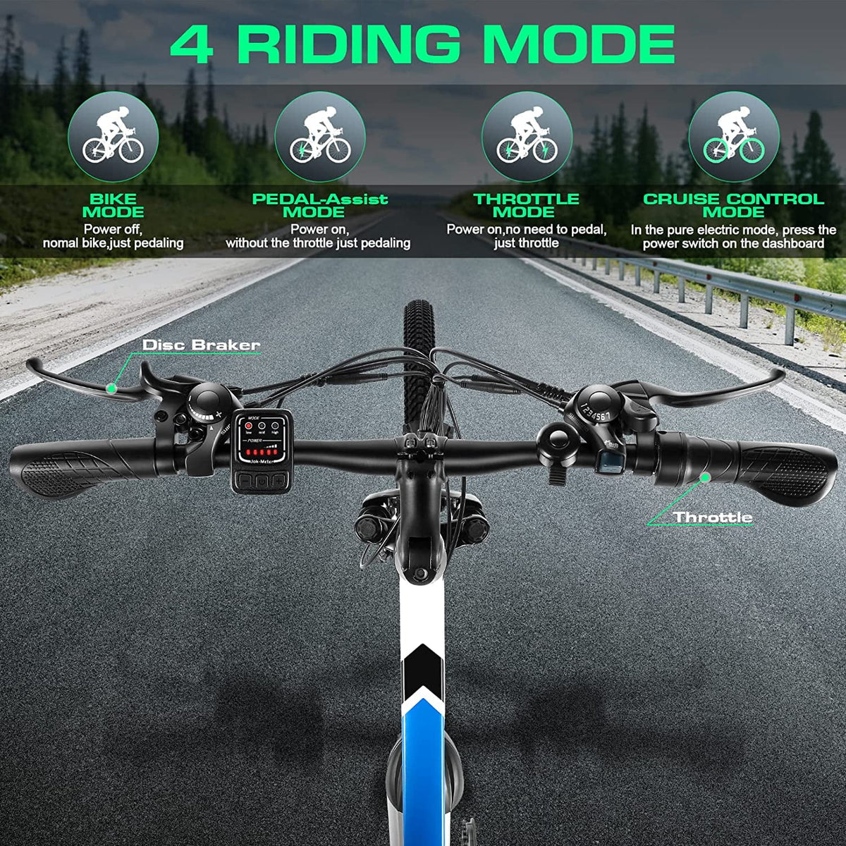 Electric Mountain Bike 500W 21 Speed X6327