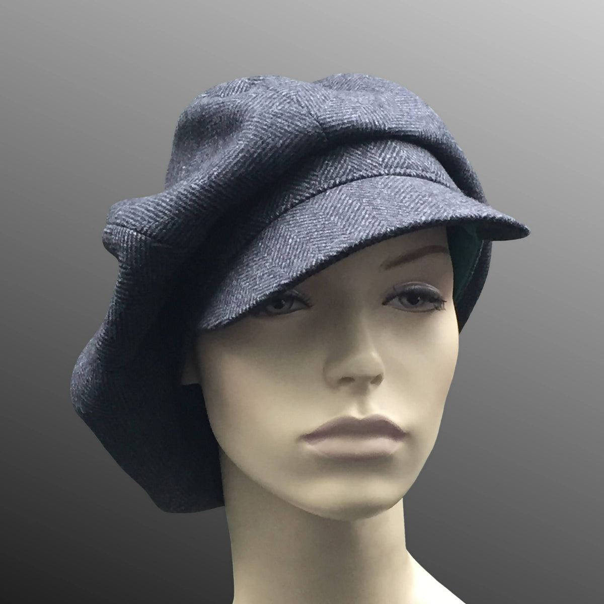 Oversized Unisex Paperboy Flat Cap Hat X2901