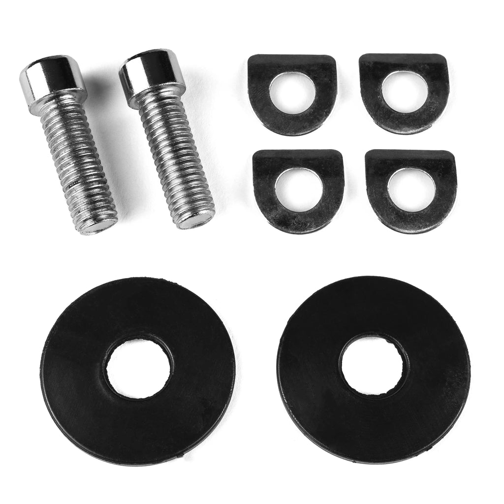 Black Angled Adjustable Highway Foot Peg Mounting Kit, 1 Pair Z25038