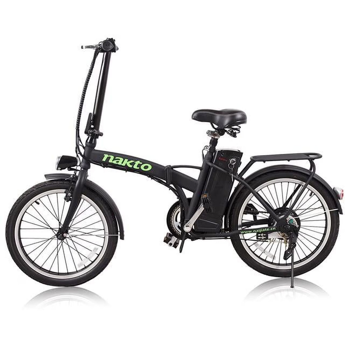 Folding Electric Bicycle, Black P131