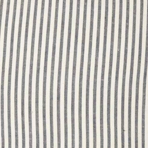 Blue Ticking Stripe King Quilt Coverlet S52893