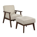 Sonia Chair & Ottoman Gray F17480