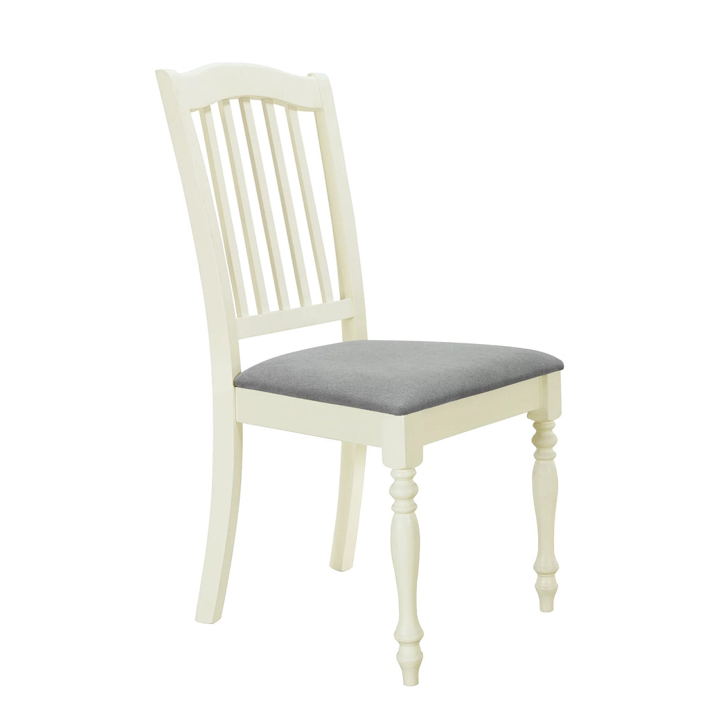 Extendable Dining Table Set with Butterfly Leaf and Upholstered Chairs L74223