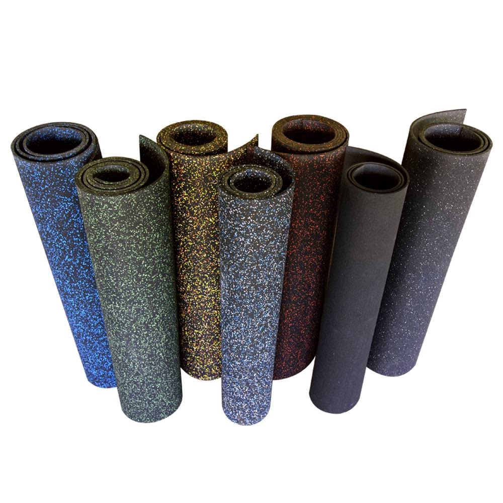 3/16 in. x 4 ft. x 13 ft. Black Rubber Flooring B50060