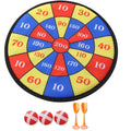 Self-adhesive Dartboard Toy Set with Darts Target, 2pcs Balls, 2pcs Darts H8039