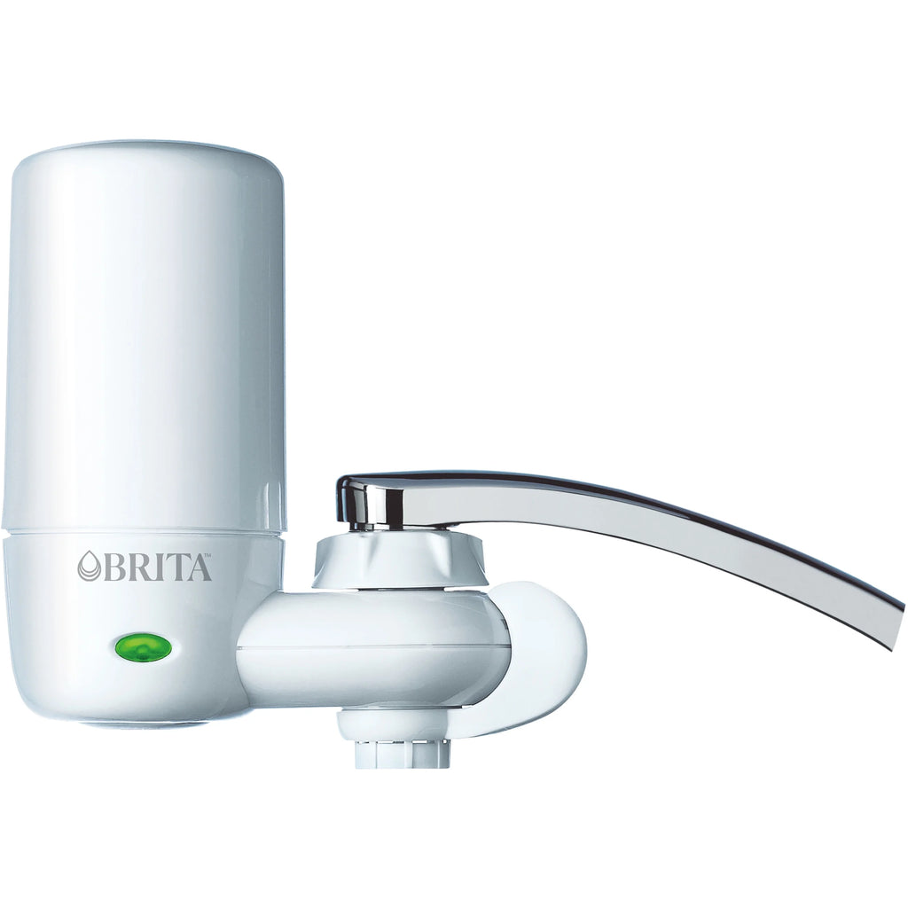 White Faucet Mount Water Filter A48131