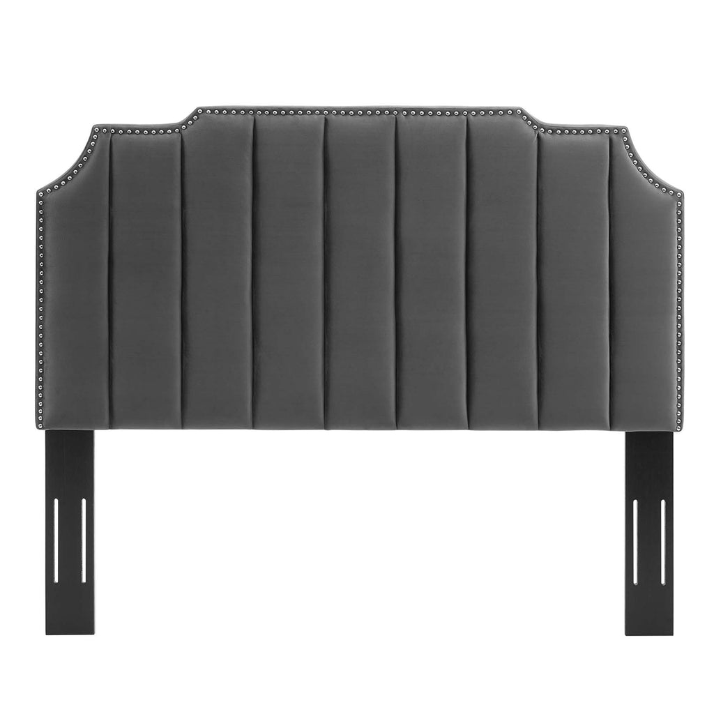 Pink Velvet King/California King Headboard X4447
