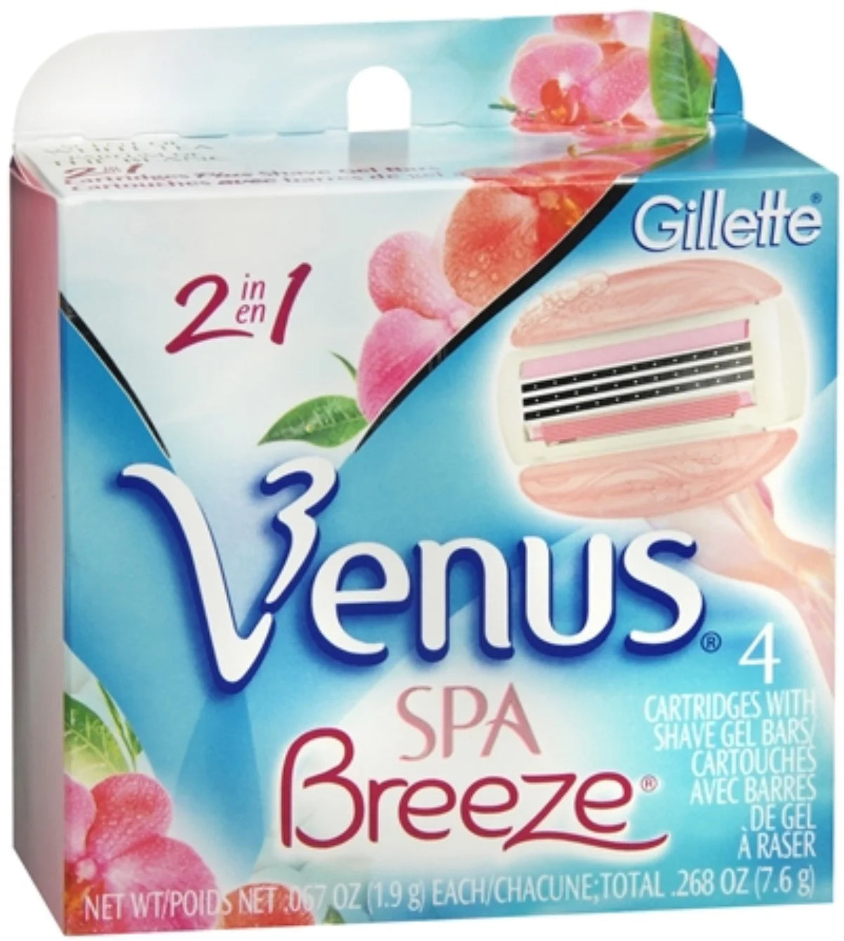 Venus Spa Breeze Cartridges 4 Each (Pack of 3) T8693