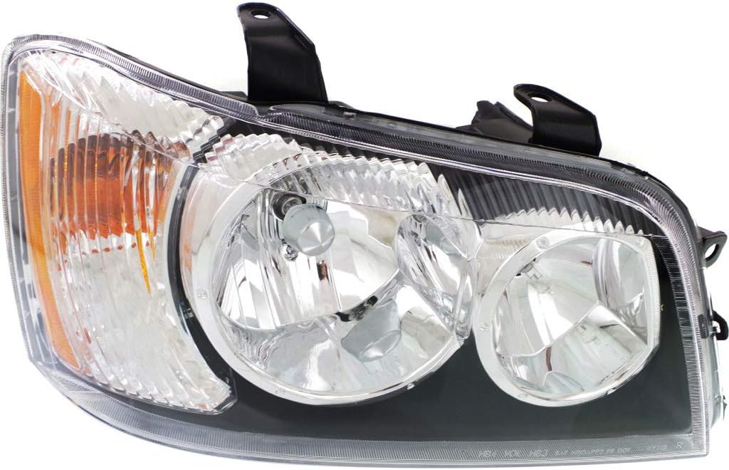 Passenger Side Head Light Assembly with Bulbs T1161