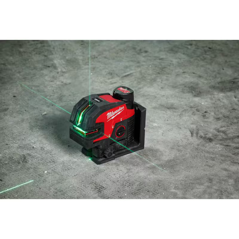 12-Volt Cordless Green Cross Line and 4-Points Laser Kit X726206