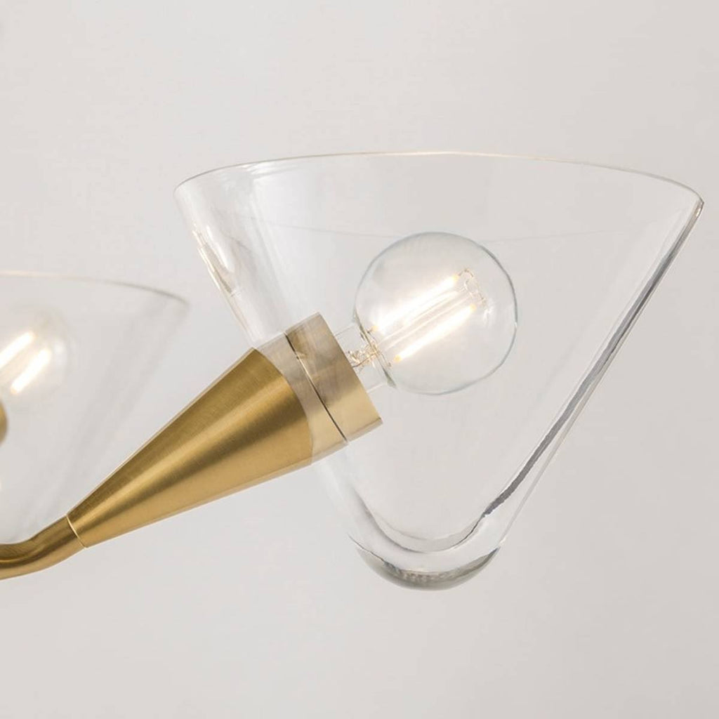 Polished Nickel 3 Light Semi Flush K37527