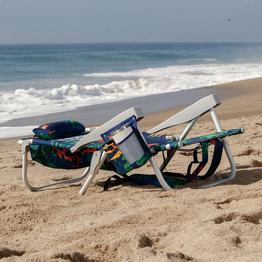 Beach Chair 2-pack Green Leaves O2527