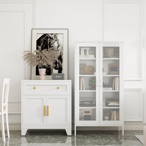 5 Tier Metal Storage Cabinet with 2 Barn Door M8252