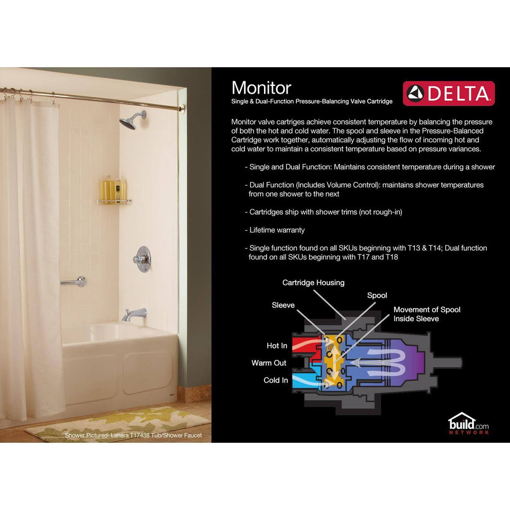 Chrome Tub and Shower Trim C8258