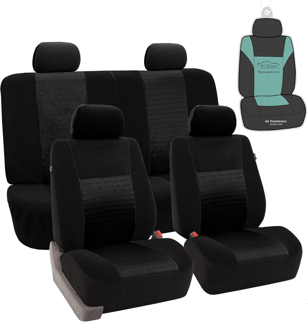 Blue/Black Full Set Car Seat Covers A39617
