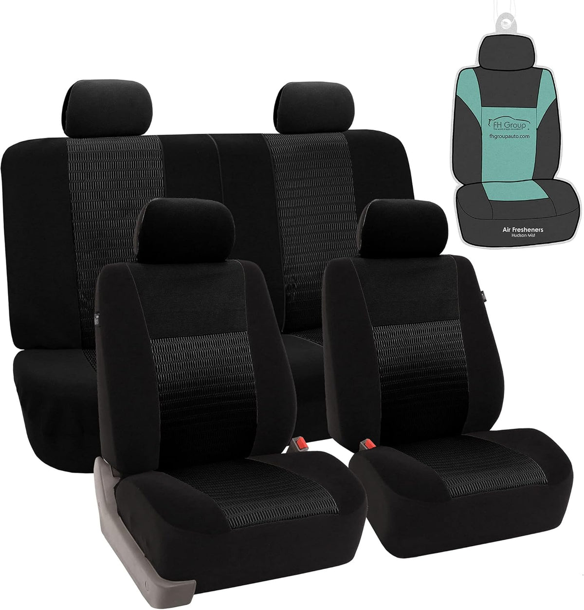 Blue/Black Full Set Car Seat Covers A39617