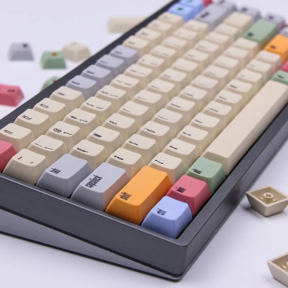 166 Keys Thick PBT Keycaps for MX Switch Mechanical Keyboard M59176