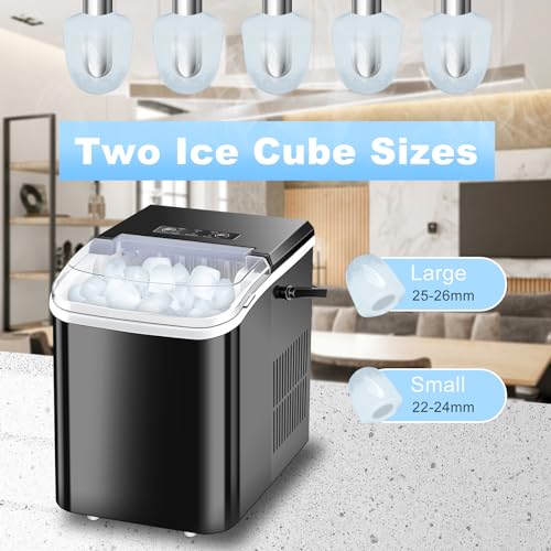 Countertop Portable Ice Maker with Carry Handle Z26373