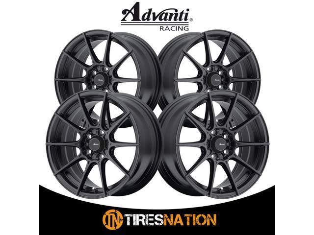 Matte Black 17x8 Wheel K497