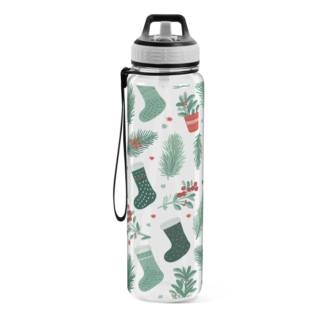 Clear 32oz Tritan Water Bottle with Straw O19544