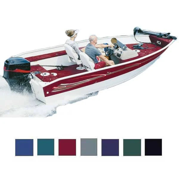 Navy Blue V-Hull Fishing Boat Cover P991082