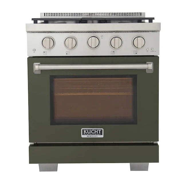 30 4.2 cu. ft. Propane Gas Range Olive Green R7023