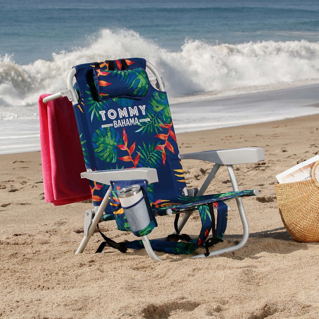 Beach Chair 2-pack Green Leaves O2527