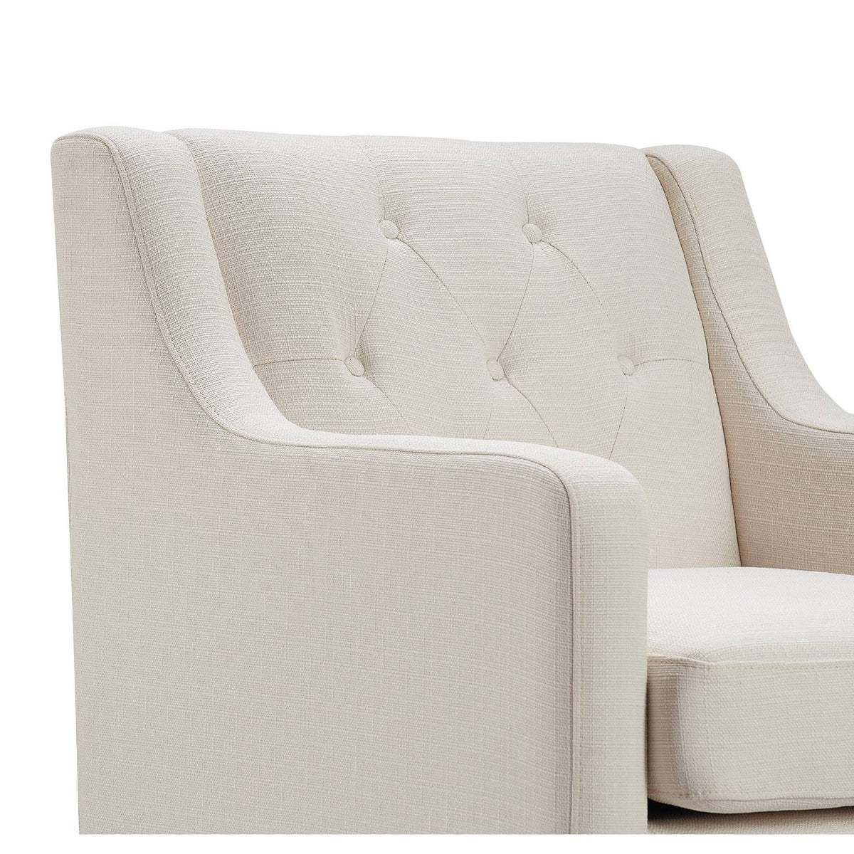 Cream Tufted Accent Chair C783
