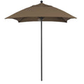 6& Patio Umbrella with Black Aluminum Pole Fiberglass Ribs Push Lift K145063