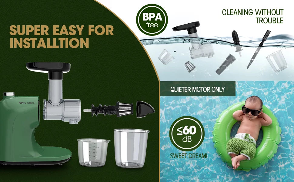 Slow Masticating Cold Press Juicer J686551