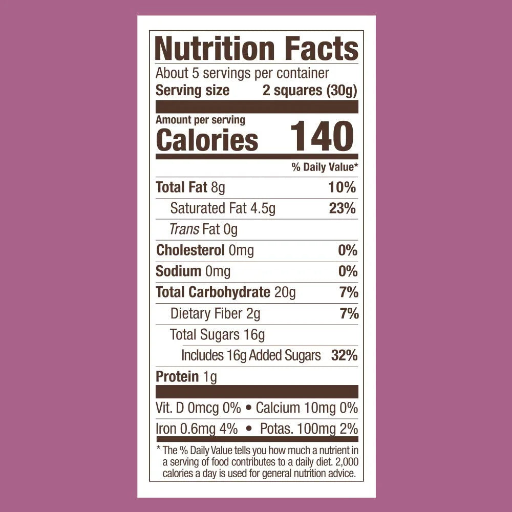 Dark Chocolate Raspberry Squares, 5.32 Oz Bag (Pack of 6) A69146