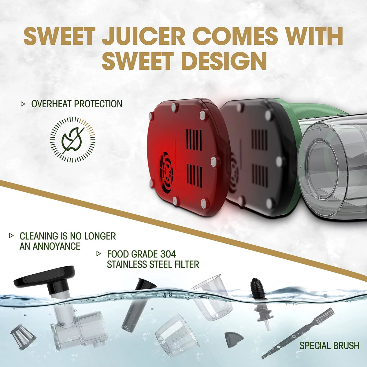 Slow Masticating Cold Press Juicer J686551