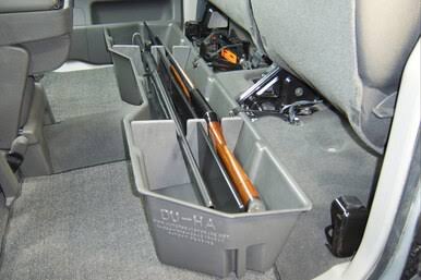 Under Seat Storage Case Black P24085