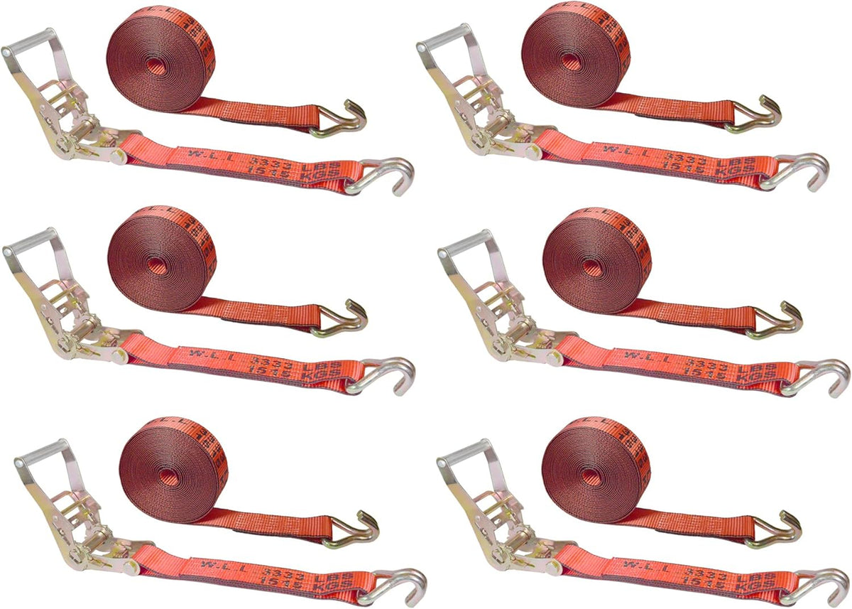 2 Pack Green 2" x 30' Ratchet Straps K185111