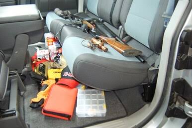 Under Seat Storage Case Black P24085
