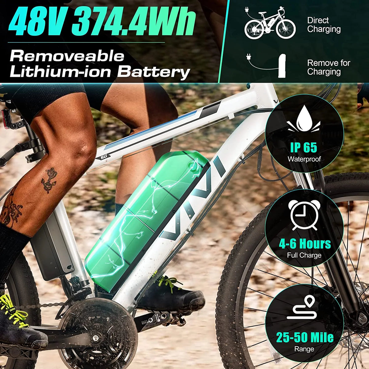Electric Mountain Bike 500W 21 Speed X6327