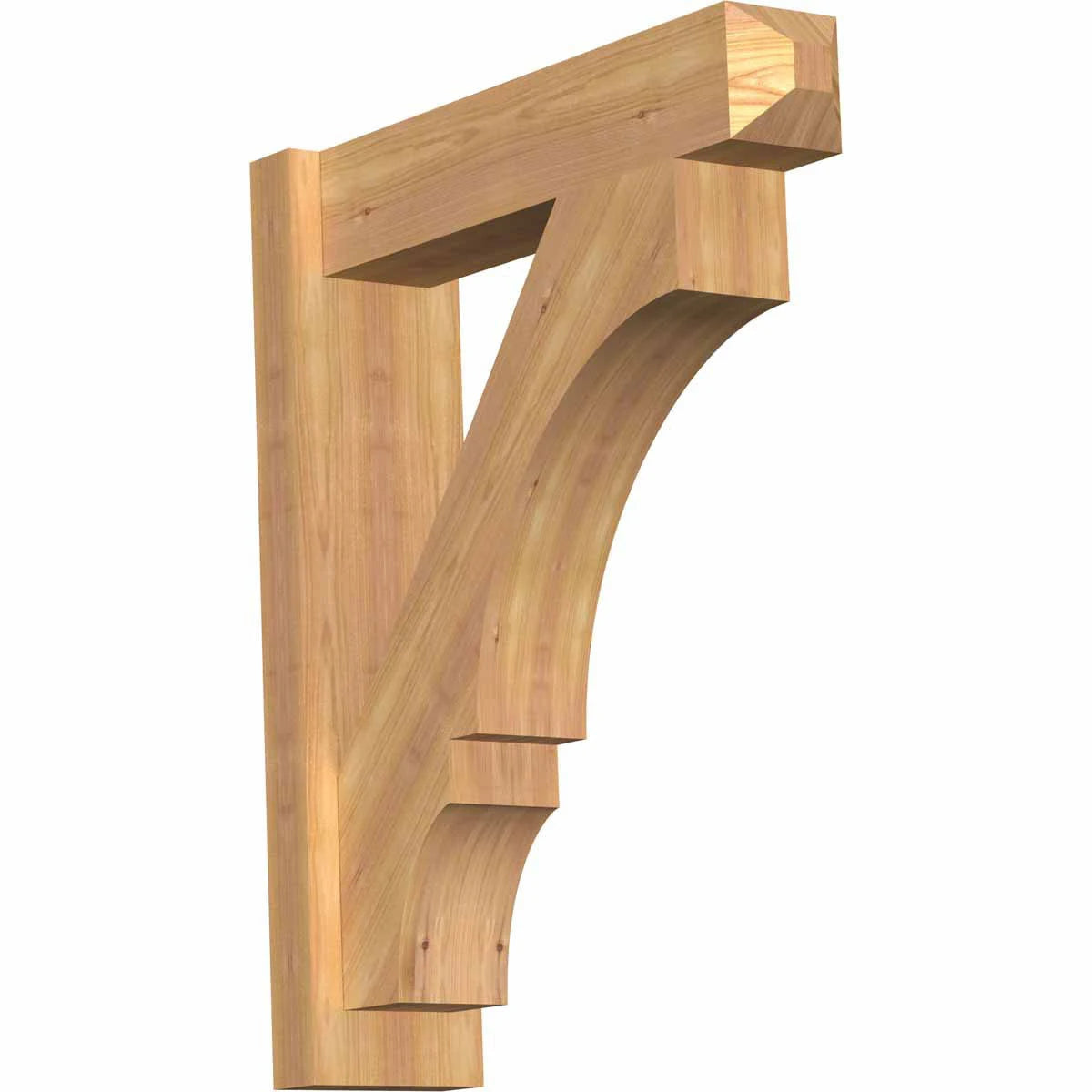 5 1/2x22W x 22x22D x 26x22H Western Red Cedar Craftsman Outlooker I564054