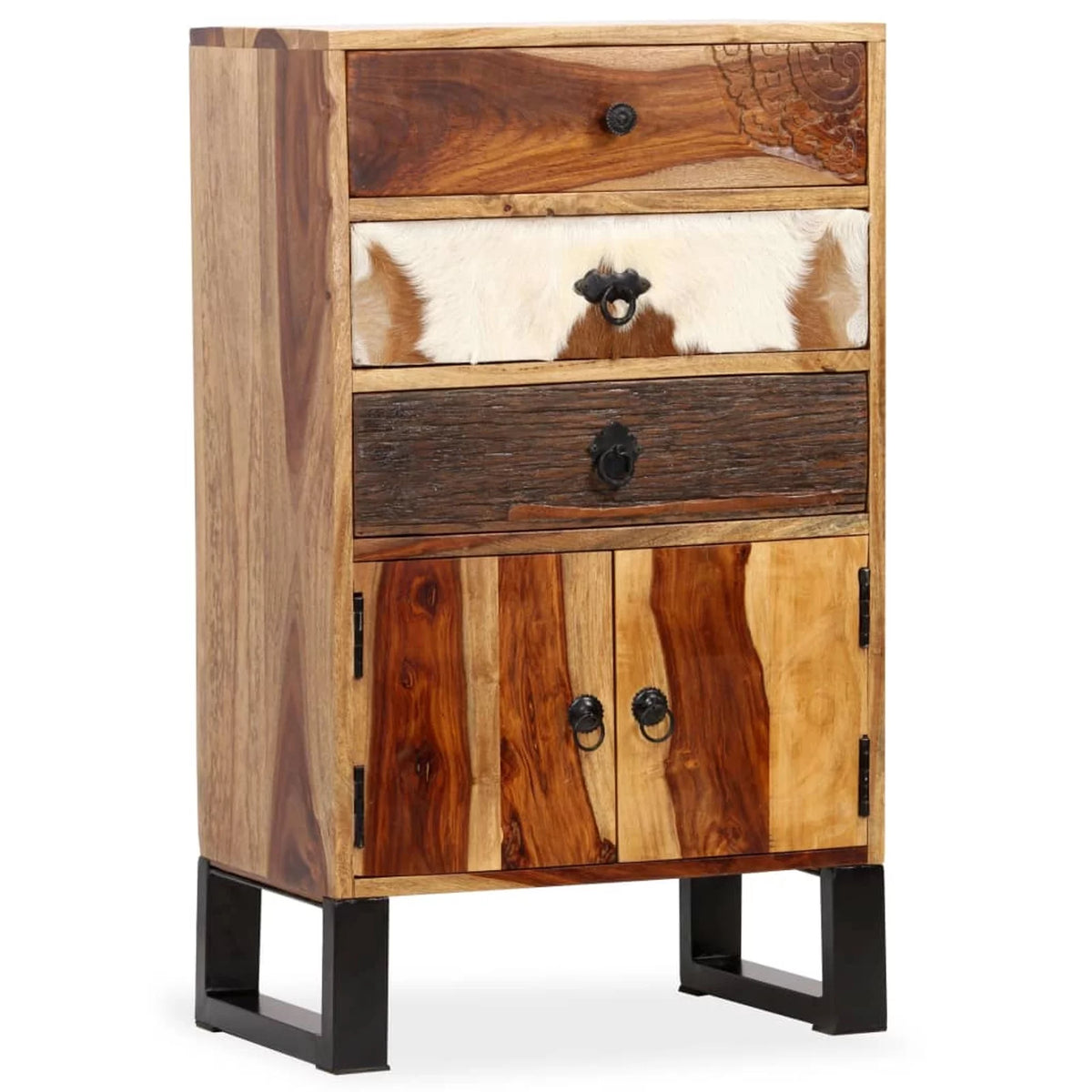 Solid Sheesham Wood Sideboard W555