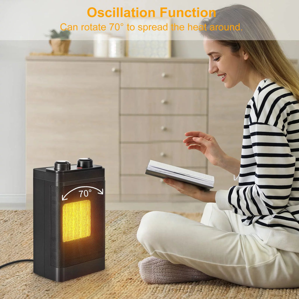1500-Watt Ceramic Oscillating Space Heater N809660