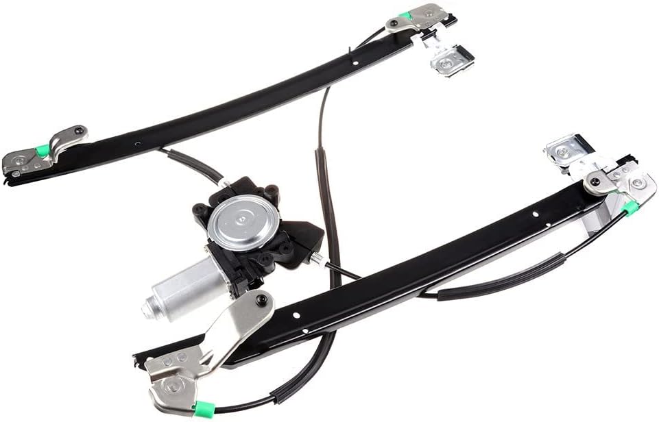 Front Left Power Window Motor and Regulator Assembly Pack of 2 O9409