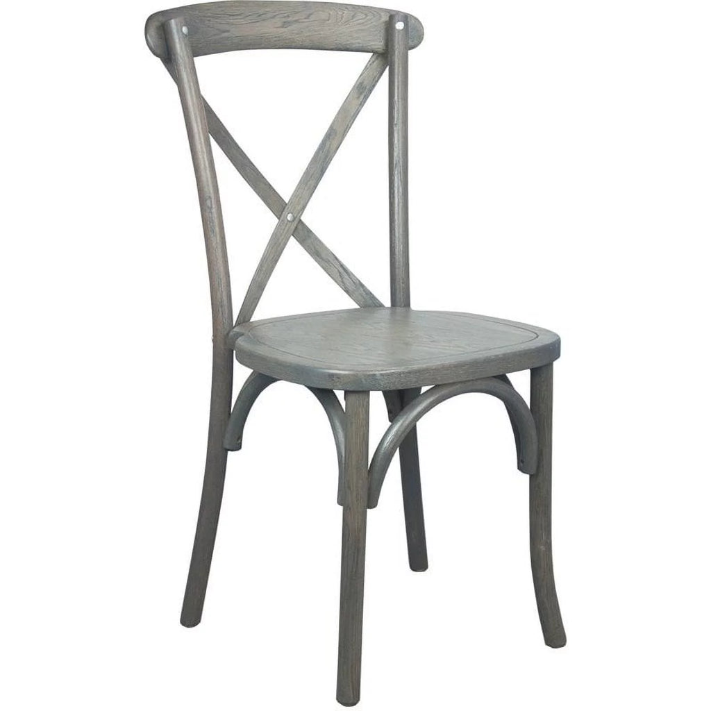 Gray X-Back Chair N527