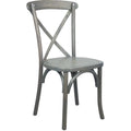 Gray X-Back Chair N527