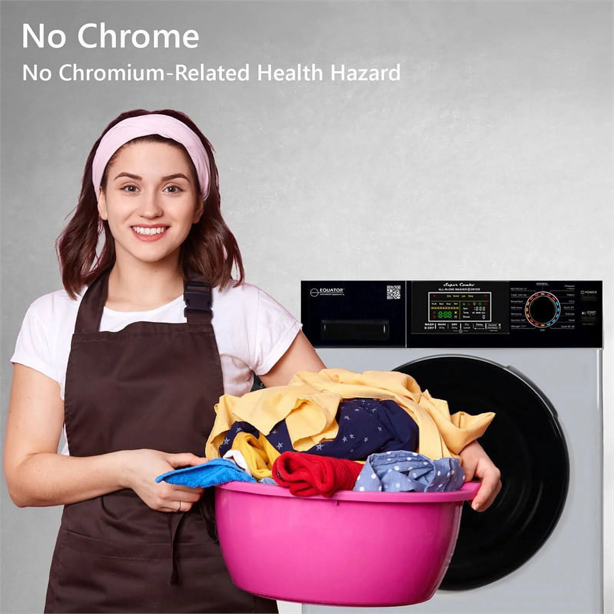 110V 18 lbs Combo Washer Dryer W19634